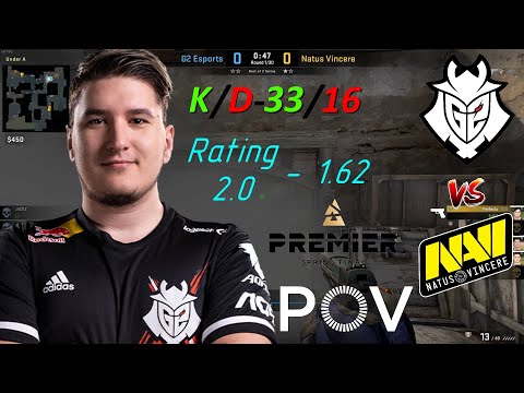 CS GO POV Demo nexa vs NaVi on Dust2 (BLAST Spring Final 2021)