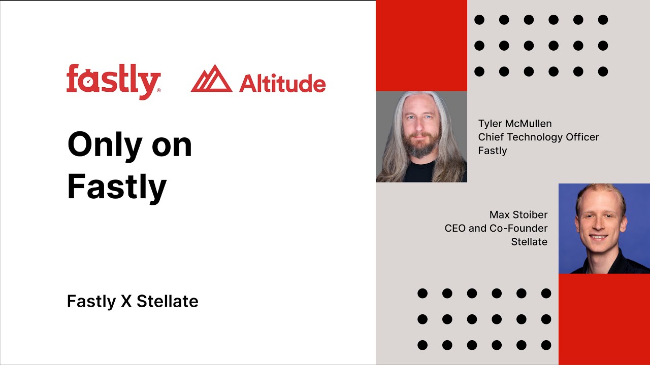 Altitude 2023: Only on Fastly with Tyler McMullen - YouTube