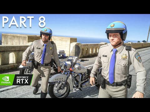Grand Theft Auto V ENHANCED Gameplay Walkthrough PART -8 | NaturalVision Insane Graphics [4K 60FPS]