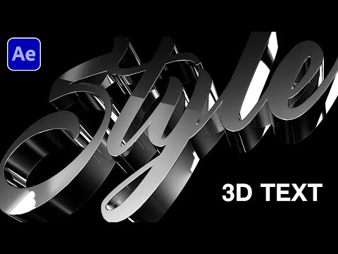 Easy After Effects Tutorial Particles Logo Text Animation Download Free Template