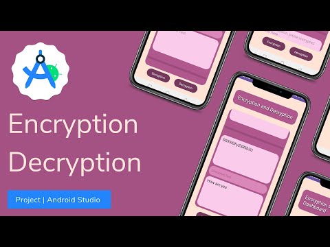 Encryption And Decryption Application Project Ui Xml Java Android Studio