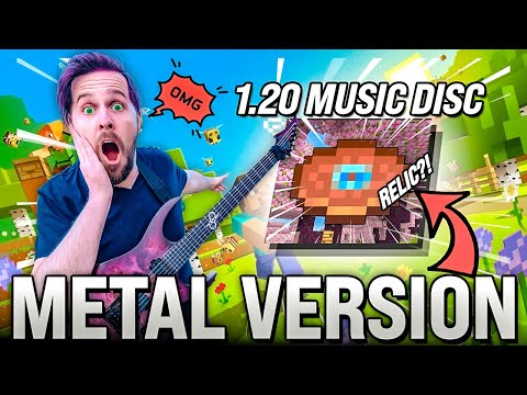 Minecraft (1.20 Music Disc / RELIC) goes harder!🎵 Metal/Diamond Version