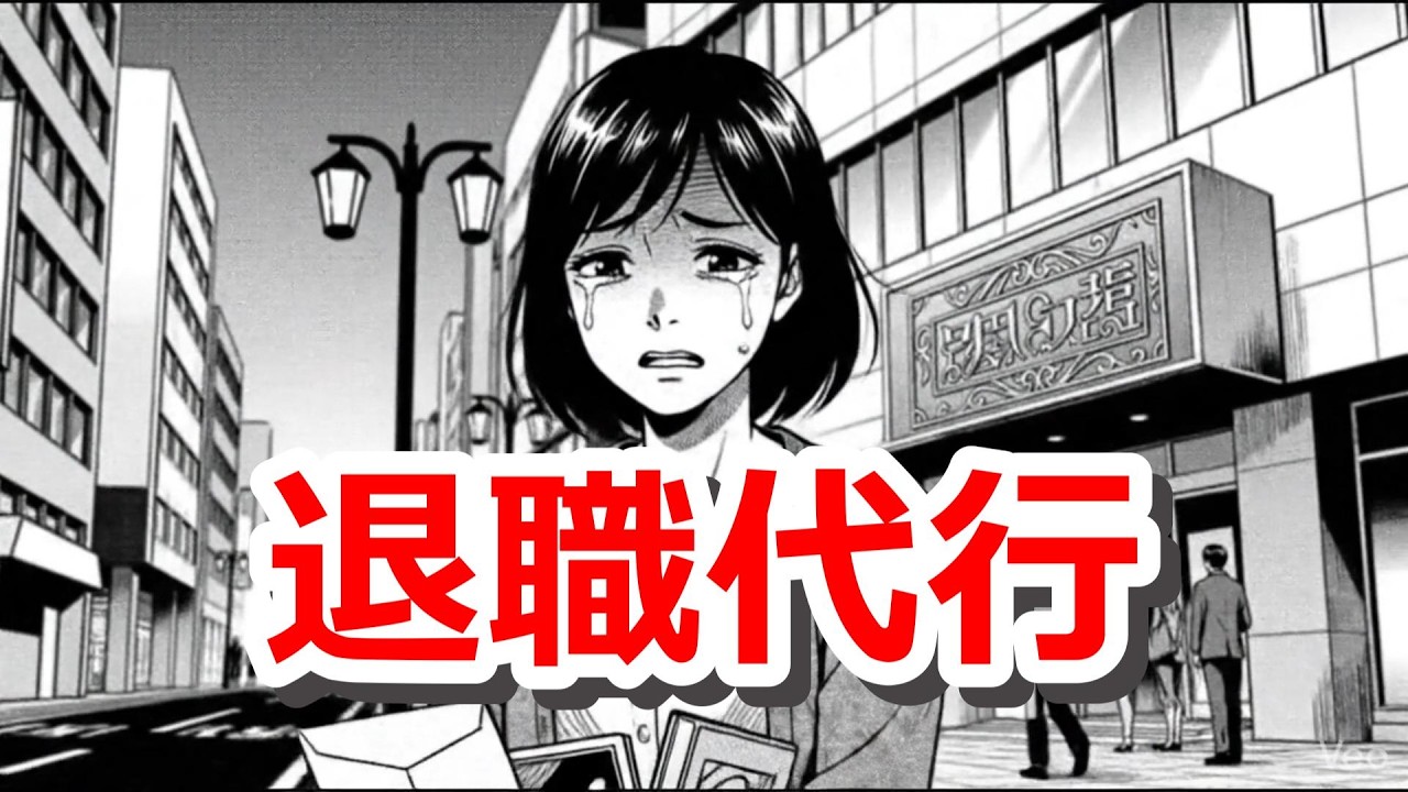 退職代行使いました 【漫画風モノクロMV】