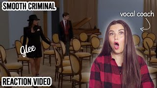 Vocal Coach Reacts to GLEE - Smooth Criminal