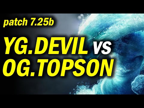 YG.Devil Morphling vs OG.Topson Ember Spirit patch 7.25b