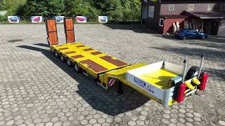 Mega 4 axle low floor 18.600 m, container locks DMC 66 T On stock !!! 低床セミトレーラ販売用 - 画像 4 | Autoline JP 新しいMega 4 axle low floor 18.600 m, container locks DMC 66 T On stock !!! 低床セミトレーラ | 画像 4 - Autoline