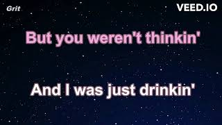 Taylor Swift - Getaway Car (Karaoke in Higher Key) | Video by EdKara