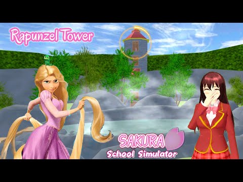 Rapunzel Secret Tower In Sakura School Simulator
