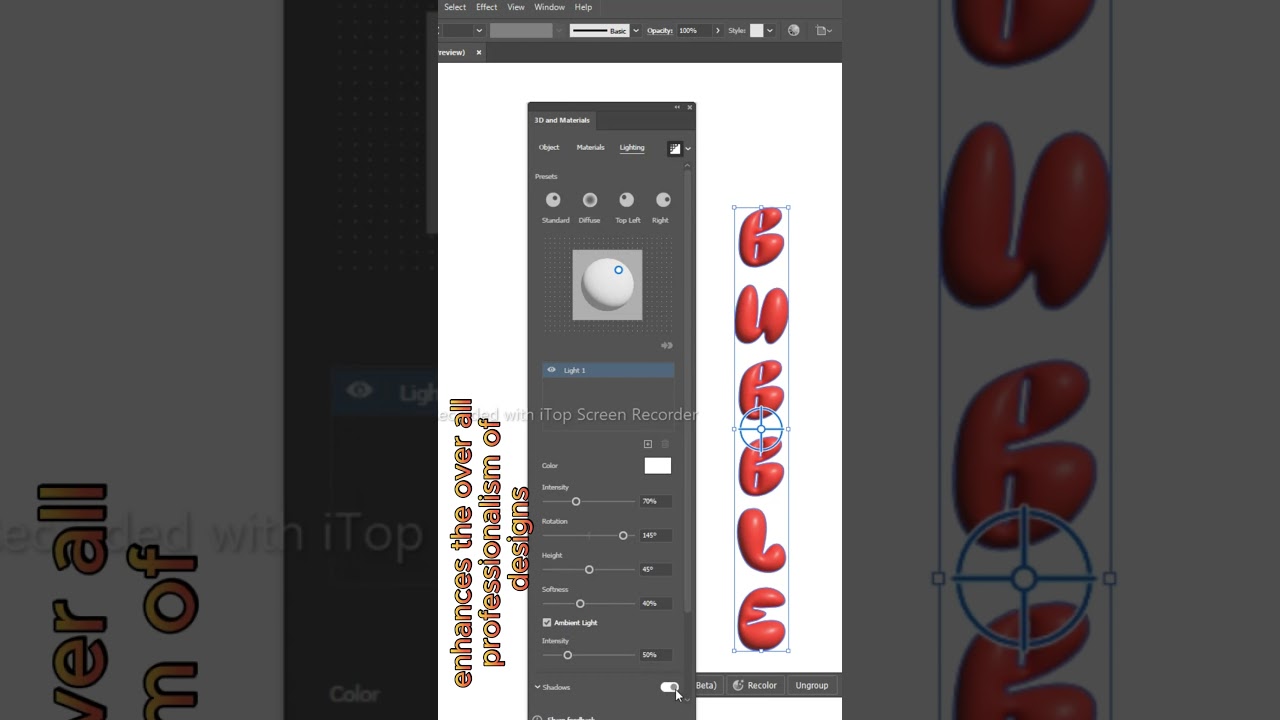 How to Make 3D  Graffiti Bubble Text in Illustrator./ HLGRAPHICS