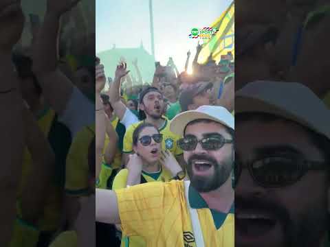 A TORCIDA BRASILEIRA DEU AQUELA PROVOCADA! 👀👀👀 #shorts