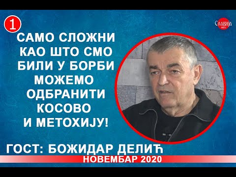 INTERVJU: Božidar Delić - Samo složni kao što smo bili u borbi možemo odbraniti Kosmet! (23.11.2020)