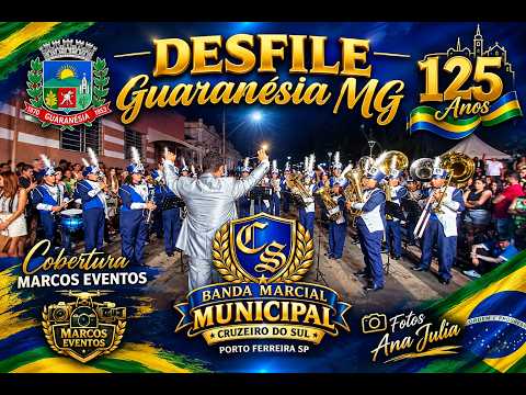 Banda Marcial Cruzeiro do Sul Guaranésia MG 125 anos