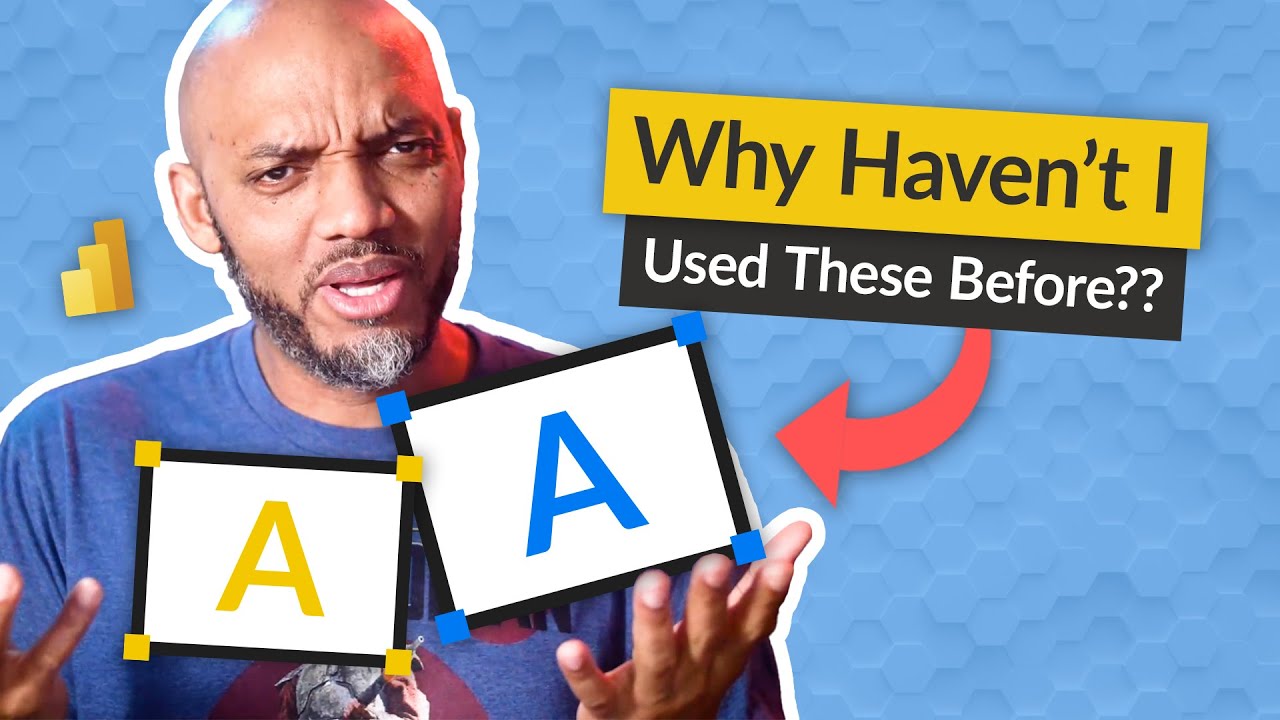 Use this Power BI feature to display custom message or titles