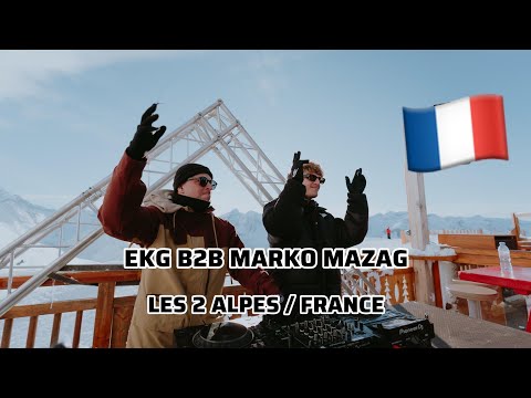 DJ EKG b2b Marko Mazag / Sunset Boulevard X Snowattack / Les 2 Alpes French Alps