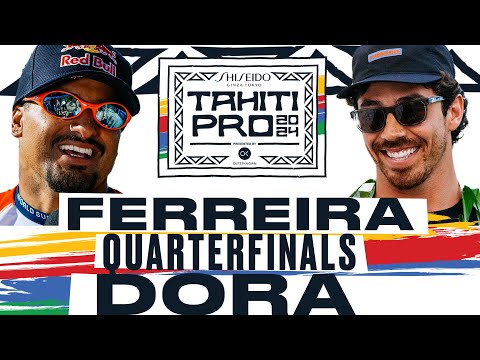 Italo Ferreira vs Yago Dora | SHISEIDO Tahiti Pro pres by Outerknown 2024 - Quarterfinals