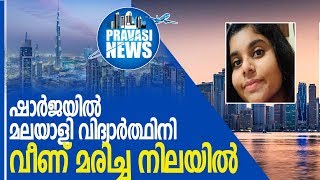 ഷാര്‍ജയില്‍ മലയാളി വിദ്യാര്‍ത്ഥിനി കെട്ടിടത്തില്‍ നിന്ന് വീണ് മരിച്ചു l Sharja video