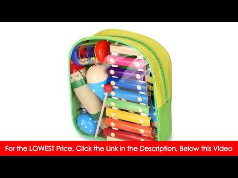 REVIEW FOR BIBNice Kids Musical Instruments Percussion Toy Rhythm Band Value Set (15 PCS)