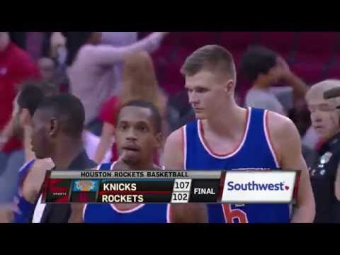 Kristaps Porzingis Offense Highlights. NYK @ HOU 11.21.15
