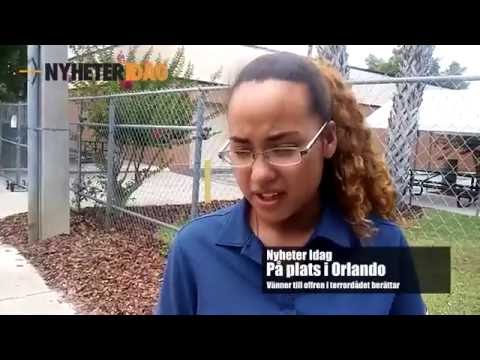 Hennes vän dog i Orlando – Bryter ihop när Nyheter Idag intervjuar