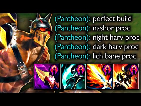 THE PERFECT AP PANTHEON BUILD (PROCS 3 ITEMS + DARK HARVEST AT ONCE)