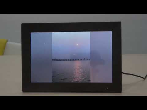 How to Send Photos and Videos via SD card or USB Drive for this photo frame-HD?