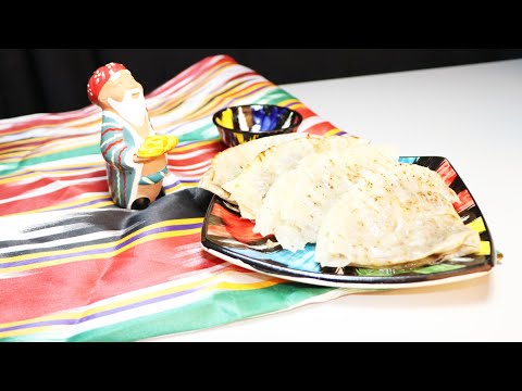 YUPQA - Saj bread with meat. The best Uzbek traditional food Yufka