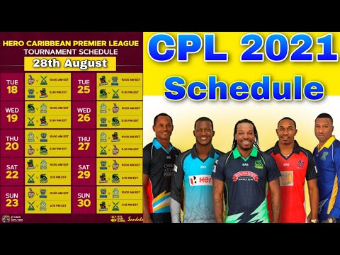 CPL Schedule 2021 - Big Update & All Matches Date | Carribean Premier League | CPL | IPL 2021