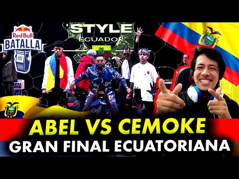 GRAN FINAL DE ECUADOR👏🏆🇪🇨 ABEL vs CEMOKE (REACCIÓN) Nacional REDBULL BATALLA ECUADOR 2023