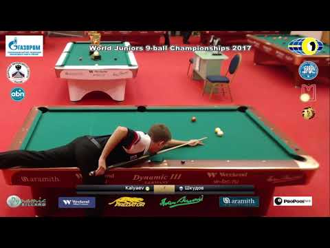 Kalyaev Daniil v Шкудов Дмитрий World Juniors 9-ball Championship 2017