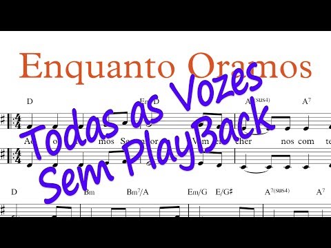 Louvor Enquanto Oramos   Todas as Vozes Sem PlayBack