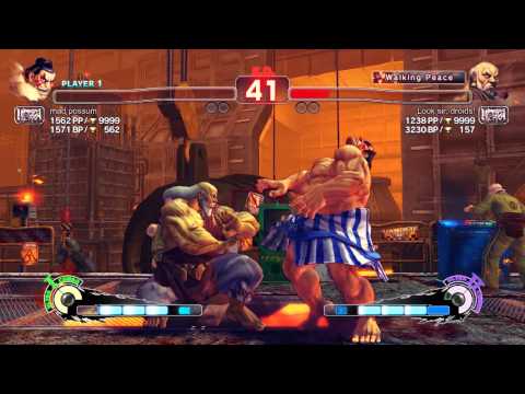 Ultra Street Fighter IV: E. Honda (madpossum) vs Gouken (Look sir, droids!):  Rank match