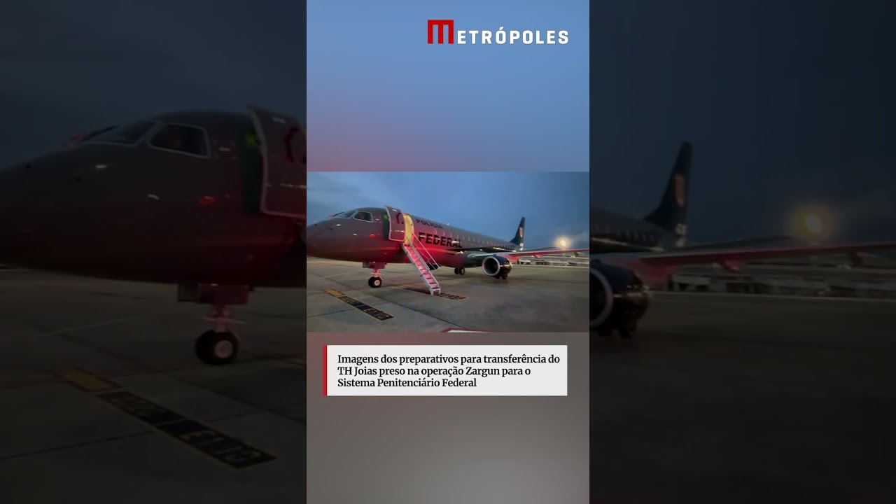 Polícia Federal faz escolta do ex-deputado TH Joias