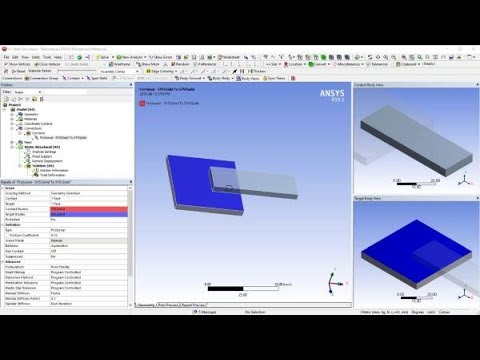 SimuTrain "How To" Video: Nonlinear Contact - Contact vs Target