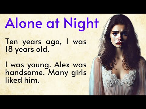 A Walk in the Night – Learn English Through Stories | English Stories with Allicia ✅