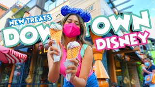 Fun New Treats At Downtown Disney You MUST Try! We Also Check Out New Merch! Disneyland Resort