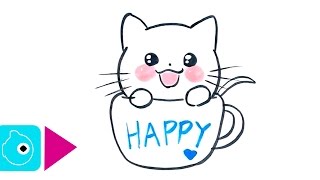 Chat Facile A Dessiner Etape Par Etape