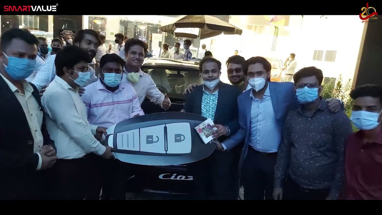 SmartValue Associate | Congratulations Mr. Nishant Thirani for Brand New Maruti Suzuki Ciaz