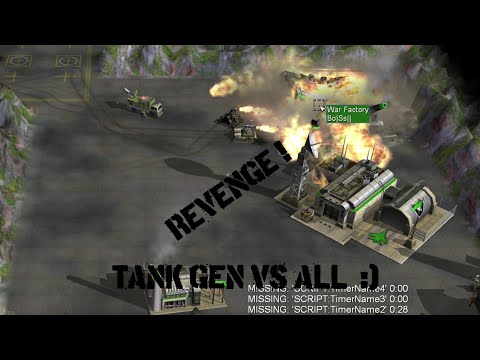 Command and Conquer generals zero Hour  casino  minimap ffa 1v1v1v1