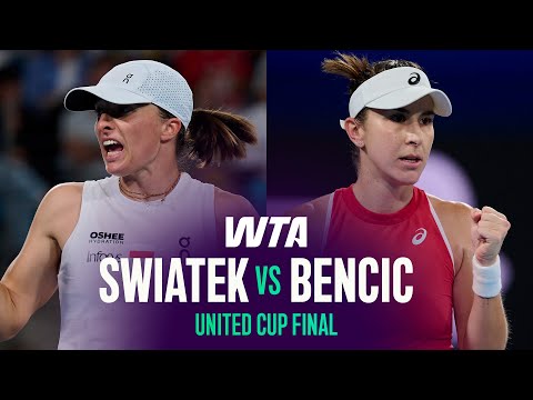 Iga Swiatek vs. Belinda Bencic Highlights | 2026 United Cup Final | WTA Match Highlights