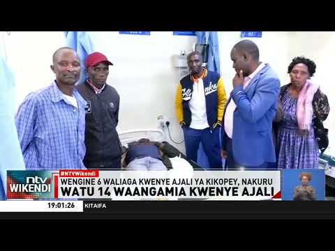 Watu 14 waaga dunia kwenye ajali mbili tofauti zilizotokea kwenye kaunti ya Machakos na Nakuru