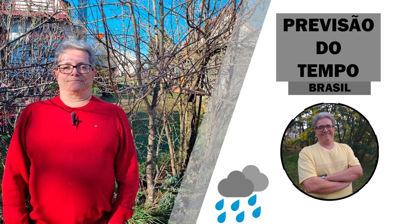 Brasil |  Segundo semestre 2025: temperatura e chuva (15/08/2025)