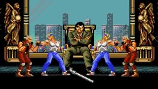 Streets of rage playthrough 2 players Axel & Axel using Game genie