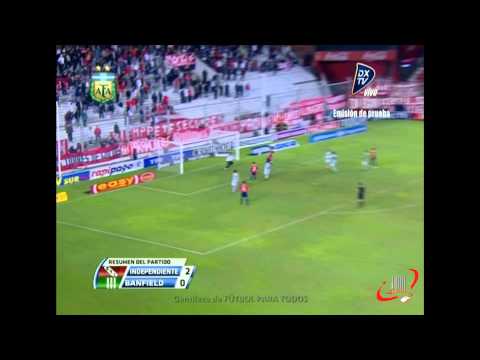 Independiente 2 - Banfield 0 (28-04-2012)