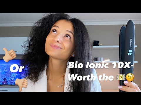 Bio Inonic 10X Pro Styling Iron | Tested On Thick &...