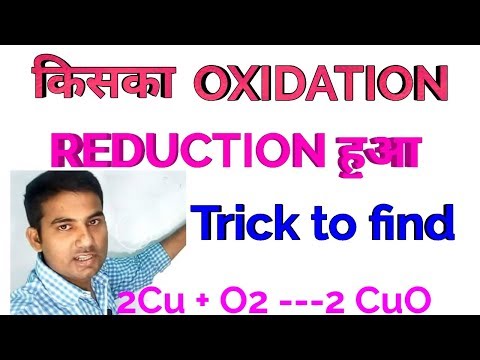 oxidation and reduction in hindi | oxidation numbers | oxidising agent | reducing agent | redox rxn Video