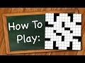 How to play Crossword von Triple S Games