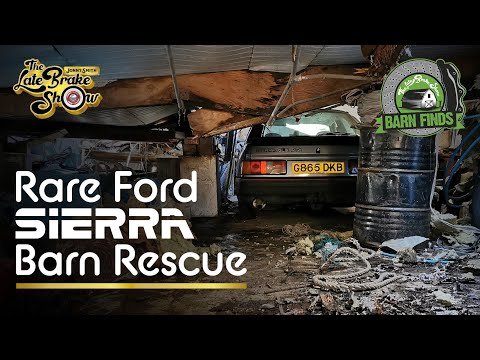 Real Barn Find Ford Sierra 4x4 rescue required crane and digger! 4k