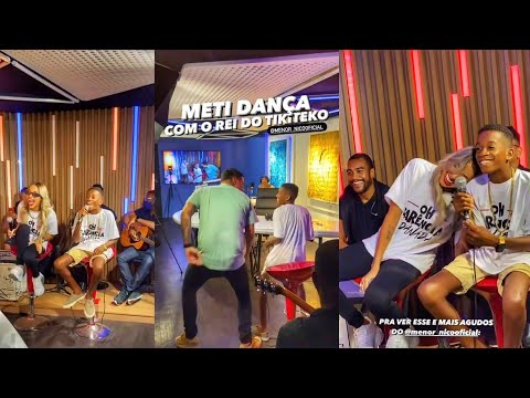 Menor Nico e Ana Catarina Da Show Em Programa De TV