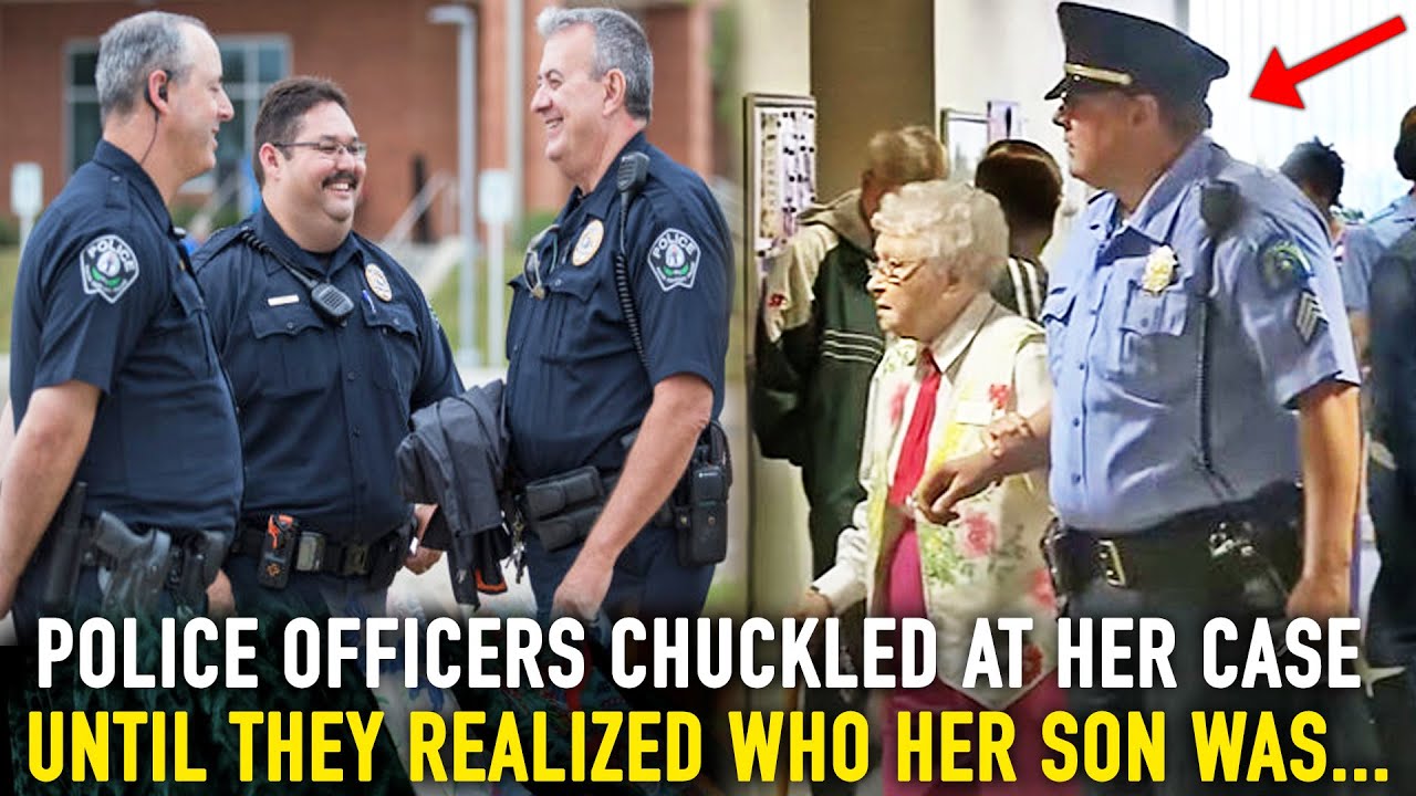 Cops chuckled at her complaint but froze upon learning who her son was