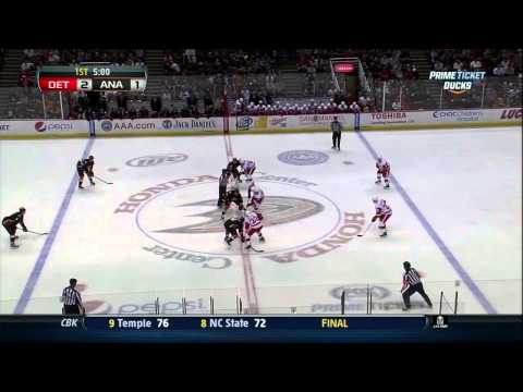 Pavel Datsyuk PPG 2-1 Mar 22 2013 Detroit Red Wings vs Anaheim Ducks NHL Hockey goal